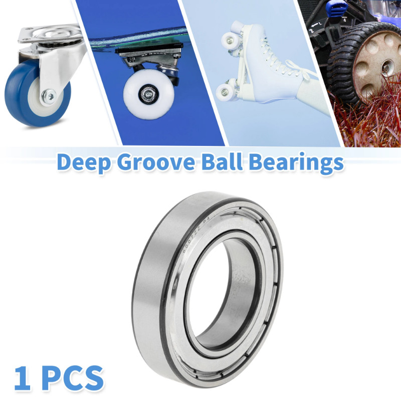 Motoforti 6007ZZ Deep Groove Ball Bearings 35x62x14mm P4 Double Metal Seal Lubricated Bearings Car