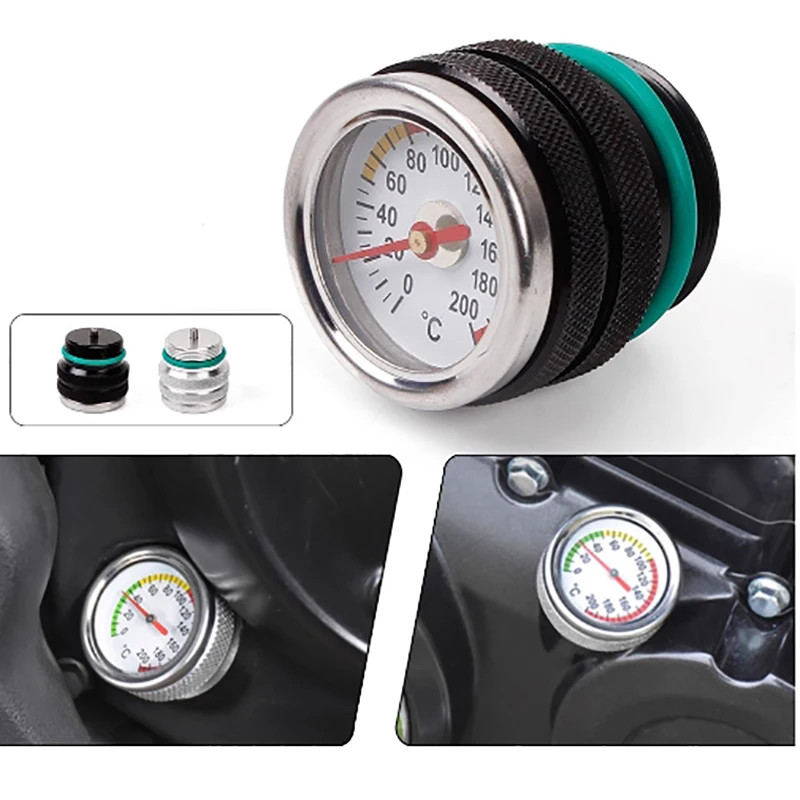CQJB Modified M20X1.5 Motorcycle Engine Oil Gauge 87-98 650 for Kawasaki