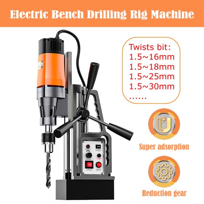Magnetic Core Drill Machine 16 18 25 35 Annular Cutter Magnetic Drill Press Electric Bench Drilling