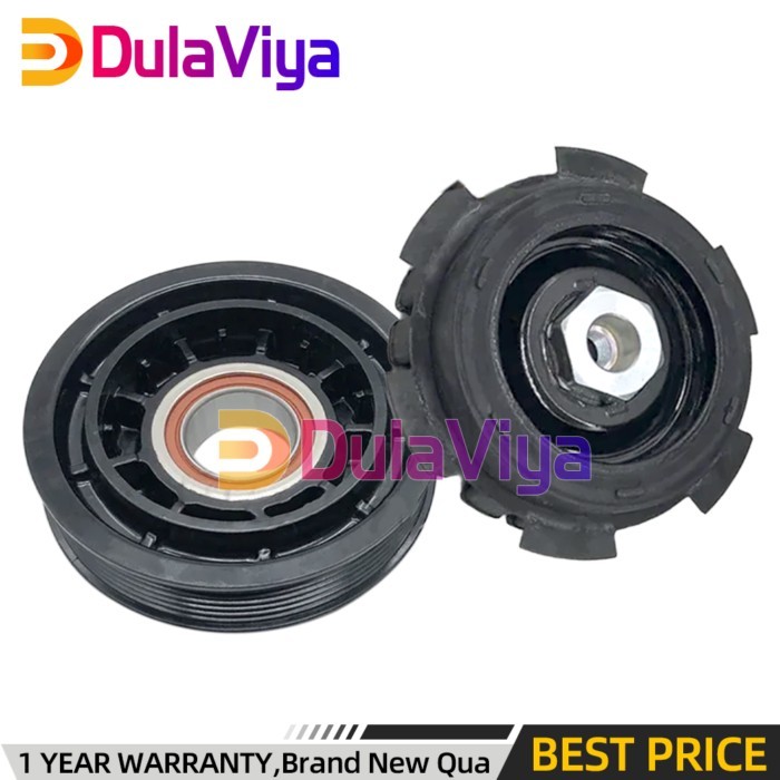 Air Conditioning Compressor Electromagnetic Clutch Pulley 6PK For Audi Q5 A4 Quattro S5 SQ5 S4 80A8