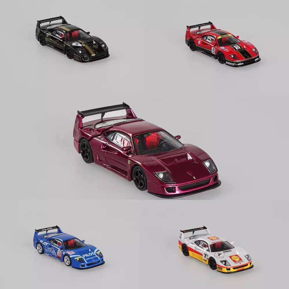 Stance Hunters SH 1: 64 Ferrari F40 LM Tail Cover โมเดลรถโลหะผสมแบบเปิดได้