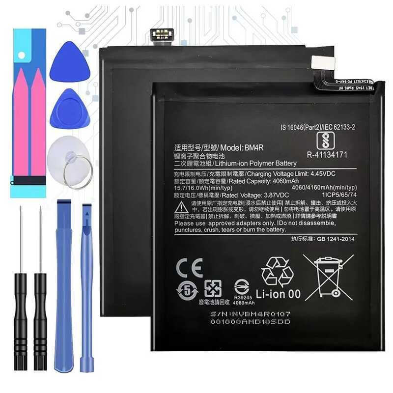 Mobile Phone Battery Durable For Xiaomi MI 10 Lite 5G Zoom 10 Youth Edition 5G 4160mAh BM4R