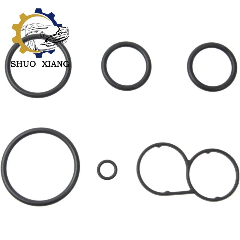 077198405 Engine Oil Filter Housing Gasket Set for Volkswagen BGH/BGJ/AXQ 4.2L 8cyl PHAETON AUDI A8