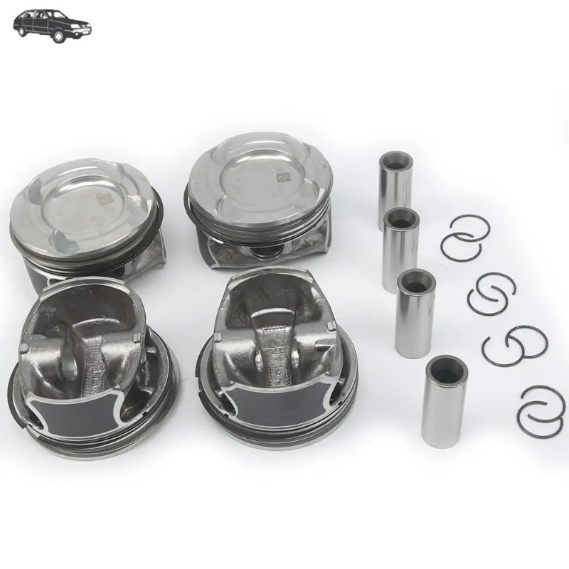 4pcs M270 M274 Engine Pistons&Rings Set STD Φ83.00mm 274 030 23 17 For Mercedes-Benz C160 C180 CGI