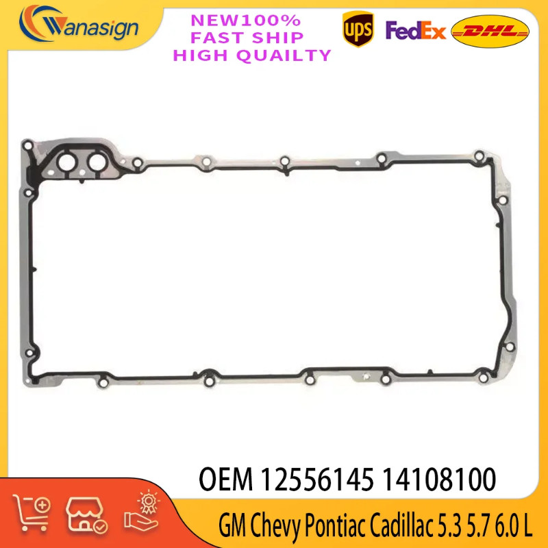 AUTO ENGINE PARTS Oil Pan Gasket for GM Chevy Pontiac Cadillac 5.3 5.7 6.0 LS1 LS2 LS3 LM7 LQ4 LQ9