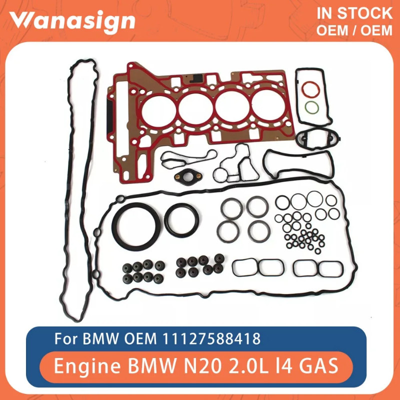 Engine Full Head Gasket Set Fit 2.0 L For BMW X3 X4 E84 F10 F20 225i 328i 320i N20 N20B20 2.0L Turb