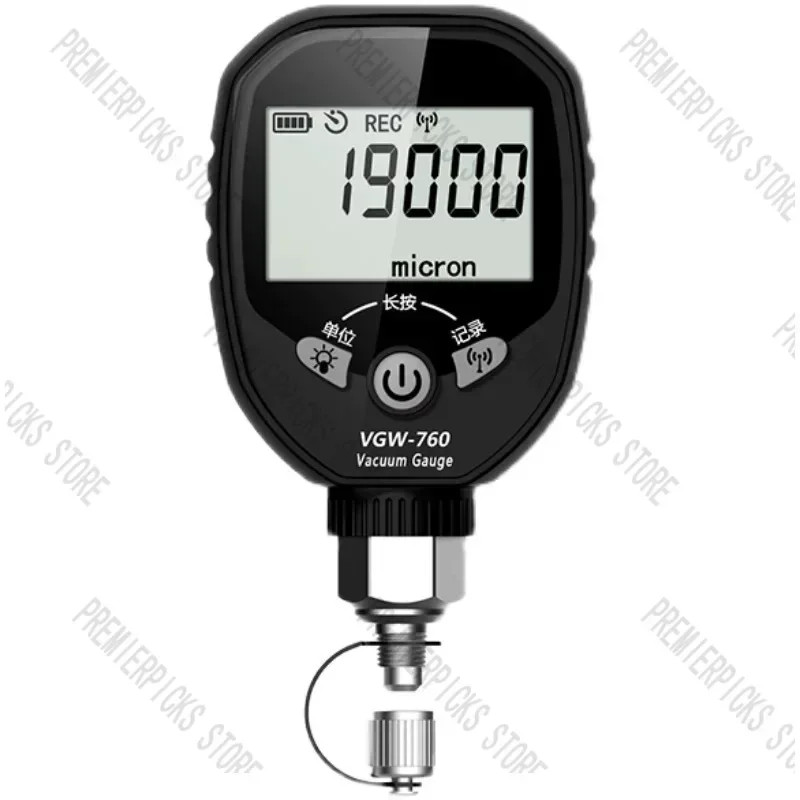Wireless Vacuum Gauge VGW-760 Intelligent High-Precision Digital Electronic Refrigerant  Negative P