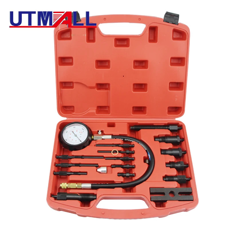 TU-15B Professional Diesel Engine Cylinder Compression Tester of Engine Pressure Gauge Detection Ta