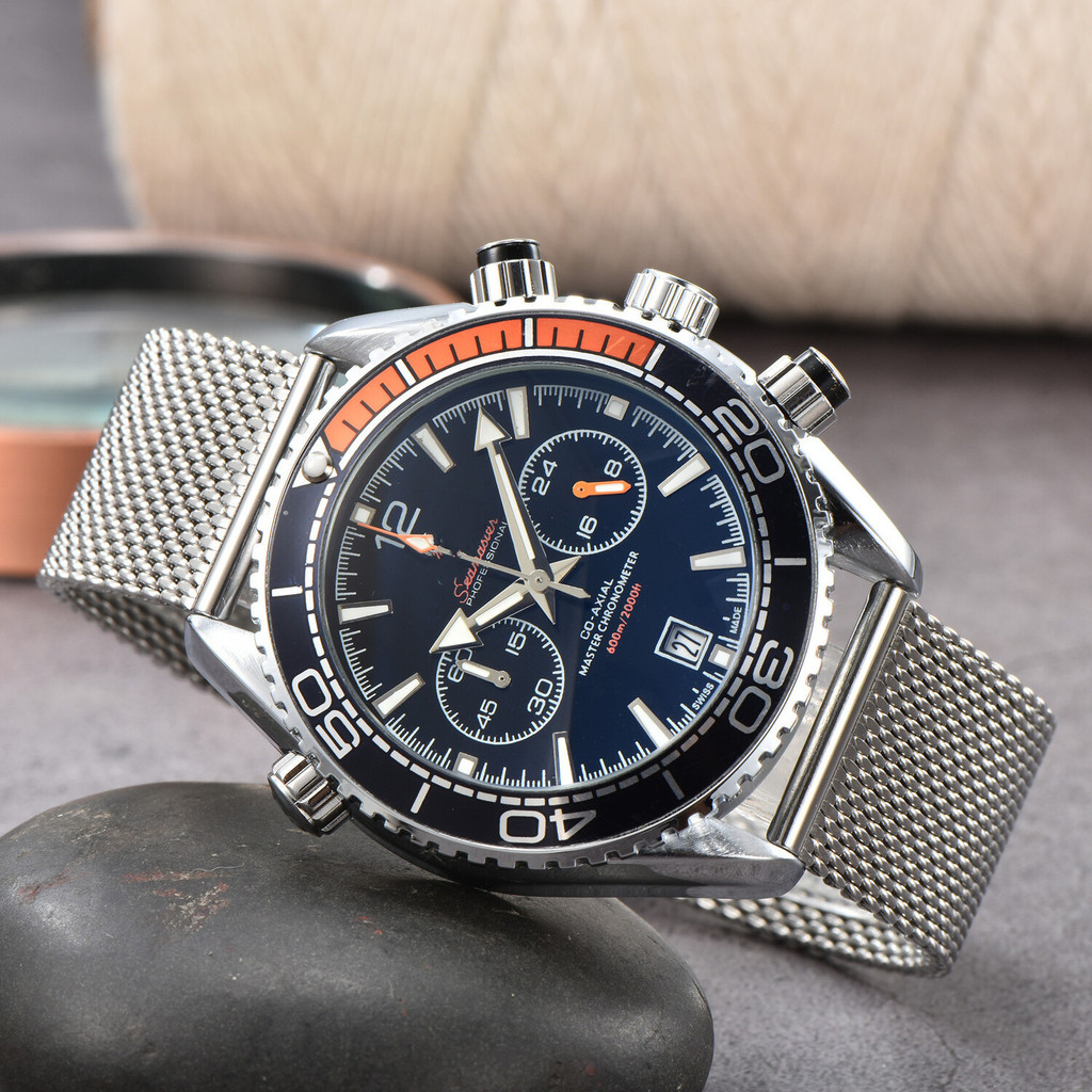 Hot Style 2023 Platform Luxury Atmospheric 5-Hand Full-Function Quartz Watch Chronograph Wrist Can 5