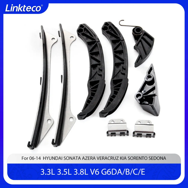 Engine part timing guide rail Fit 3.3 3.5 3.8 L G6DA G6DB For 06-14 3.3L 3.5L 3.8L HYUNDAI SONATA A