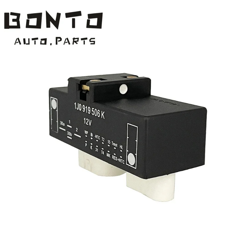 BONTO 1J0919506K Cooling Fan Control Relay Module 1J0 919 506 K 1J0 919 506K For VW Audi A3 TT Golf