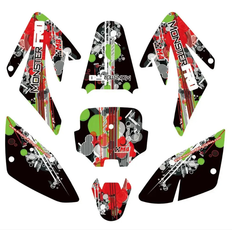 Motor 3M CRF70 GRAPHICS KIT Decals Sticker for Honda  Dirt Pit Bike Parts CRF70 [Limit Number !!!]