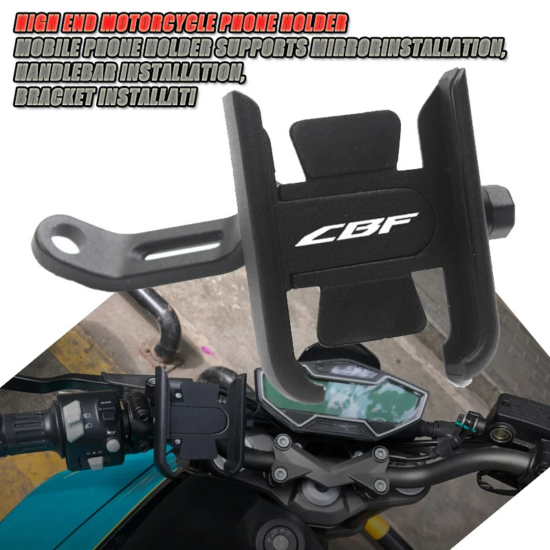 For CBF 500 600 600S 1000 CBF600 CBF1000 CBF500 CB600S CBF125 Mobile Phone Holder,Motorcycle CNC Ha