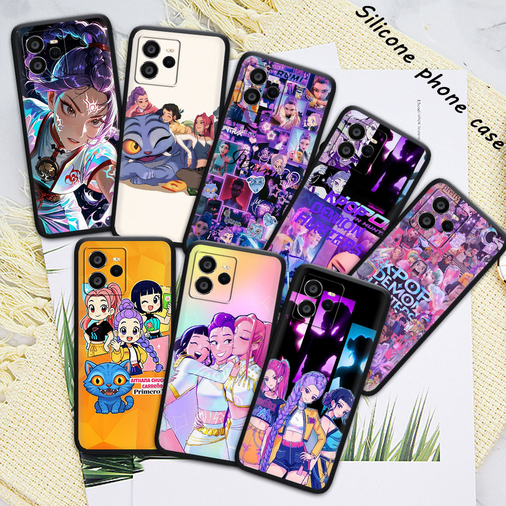 Redmi A3 A3X 13 14Cหมายเหตุ13Pro 13Pro Plus TPU Soft Case 880K K-Pop Demon Huntersซิลิโคนอ่อนเคสโทรศ