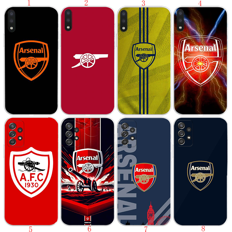 Redmi 6 6A 7 7A 8 8A 9 9A 9C 9T 10C 10A B16 Arsenal Football Club เคสโทรศัพท์โปร่งใสนุ่ม