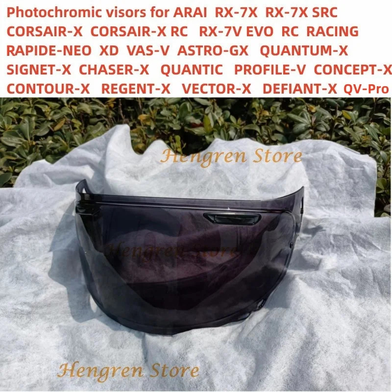 Photochromic Visor for ARAI RX-7X RX7X CORSAIR-X RC RX-7V RX7V RAPIDE-NEO XD VAS-V ASTRO-GX QUANTUM