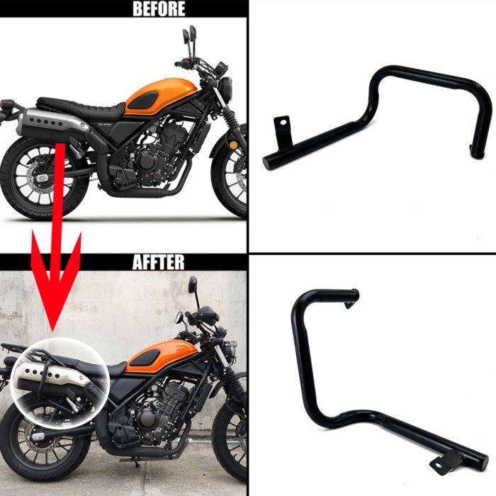 Motorcycle Accessories Exhaust Protection Bar Exhaust Protector For Honda CL250 CL300 CL500 CL 250