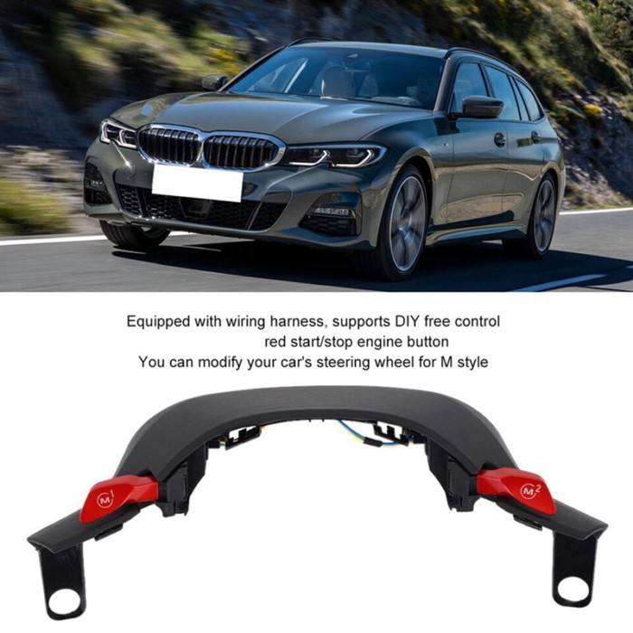 Car Steering Wheel M1/M2 Buttons Part For BMW G20 G30 G01 G02 G05 G06 M Sport Replacement Accessori