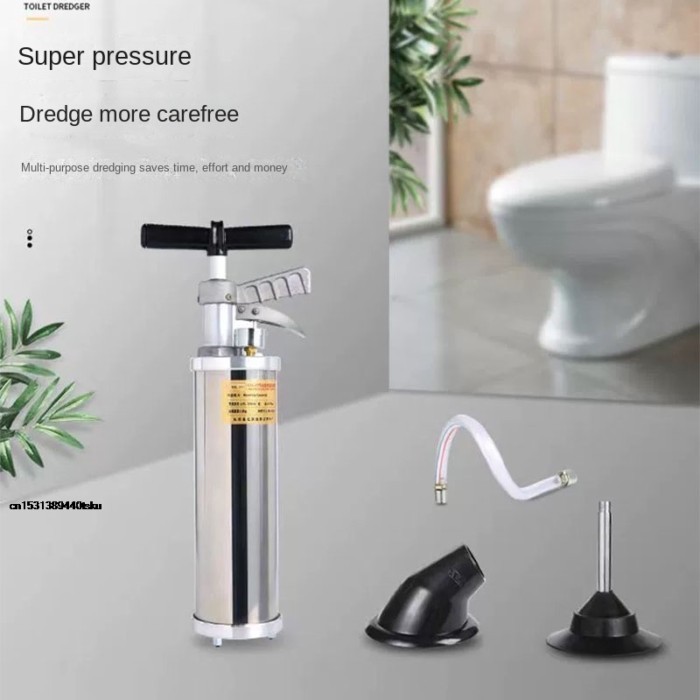 DiscountSewer Unblocking Clog Remover Pneumatic Pipe Unblocking Pressure Cleaner Air Drain Pipe Cle