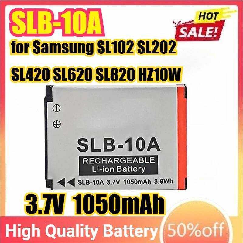 C Slb-10A Slb10a 3.7V 1050Mah Camera Battery For Sl102 Sl202 Sl420 Sl620 Sl820 Hz10w Hz15w Es55 L10