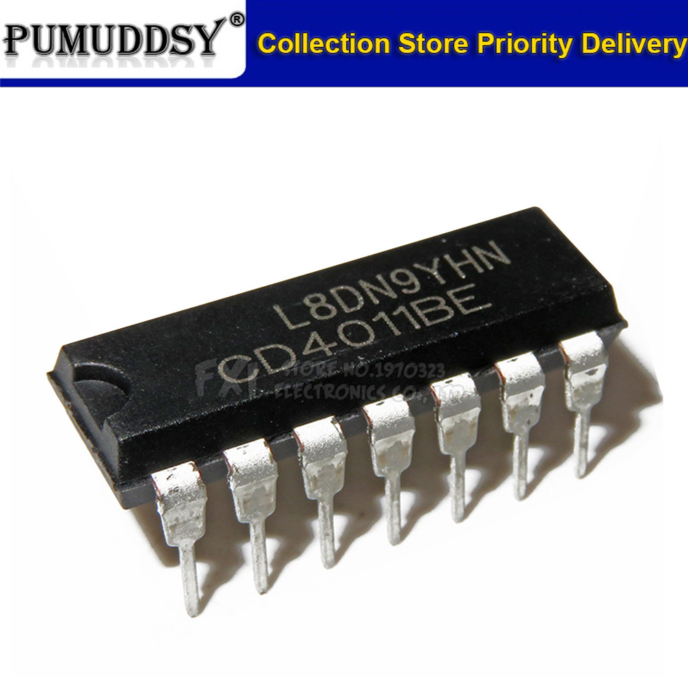 10PCS CD4011BE CD4011 DIP14 DIP CD4030 CD40 CD4042 CD4043 CD4044 CD4046 CD4047 CD4049 CD4049UBE CD4050 BE BD ปลั๊กตรง