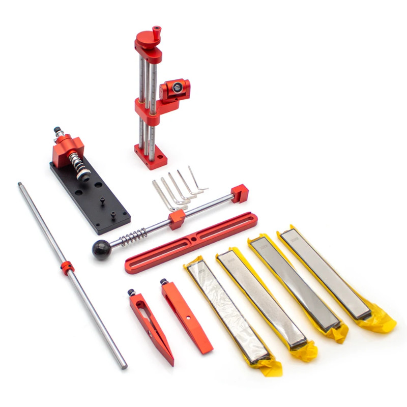 Professional Fixed Knife Sharpener Sharpening Stone Kitchen Grinding System Angle Honing Diamond Gr
