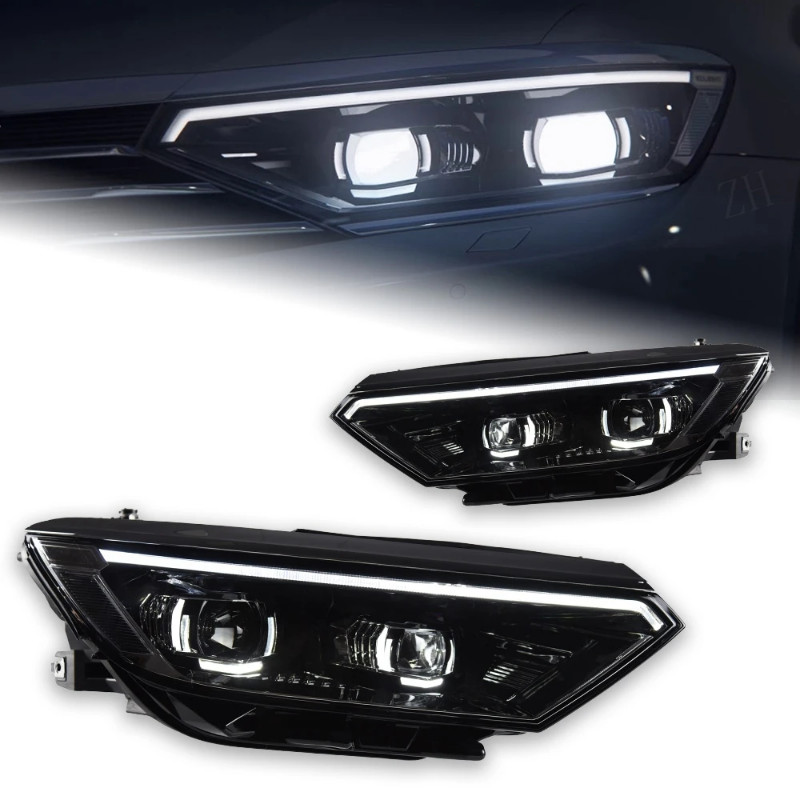 AKD Car Lights for VW Passat B8 LED Headlight Projector Lens 2016-2019 Magotan Headlights DRL Head