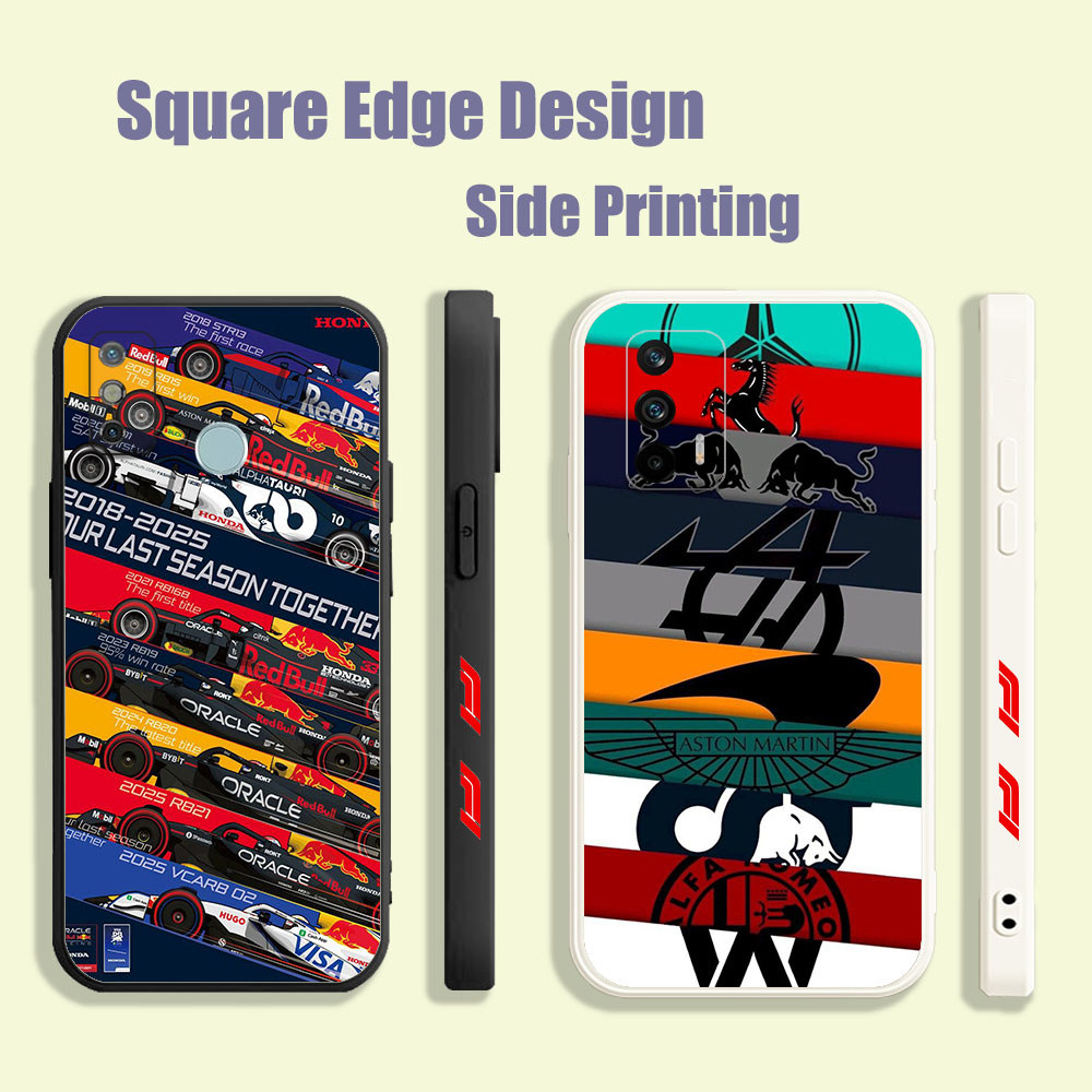 ปลอกสําหรับ Huawei Y9 Y9 Prime Y6 Y6s Y6 Prime P40 Lite P30 Nova Y70 F1 Racing Team JSE01 เคสโทรศัพท