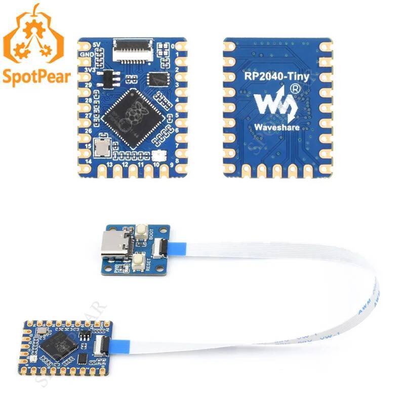 Raspberry Pi Pico RP2040-Tiny Development Board On-board พร้อมชิป RP2040 พอร์ต USB อะแดปเตอร์บอร์ดอุ