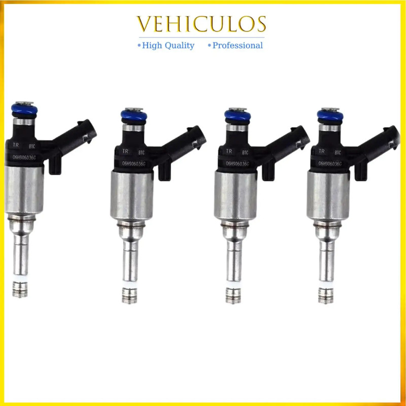 06H906036G 4pcs Fuel Injectors For VW GTI Tiguan AUDI A3 A4 A5 Q5 TT 2.0TSI 06H 906 036G 06H 906 03