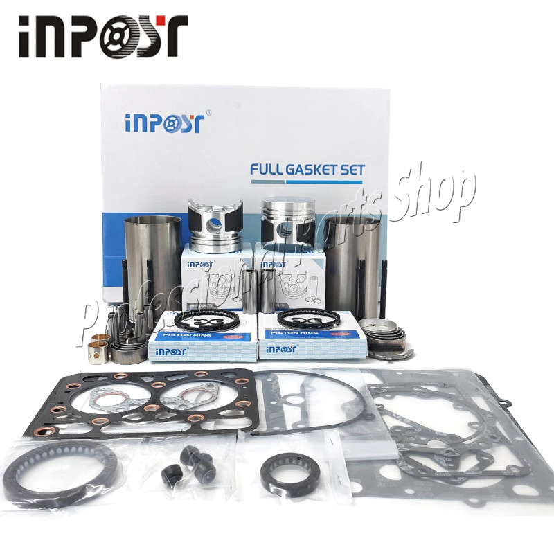 Z600 ZB600 Overhaul Rebuild Kit for Kubota Z600 Engine B4200 Tractor piston ring