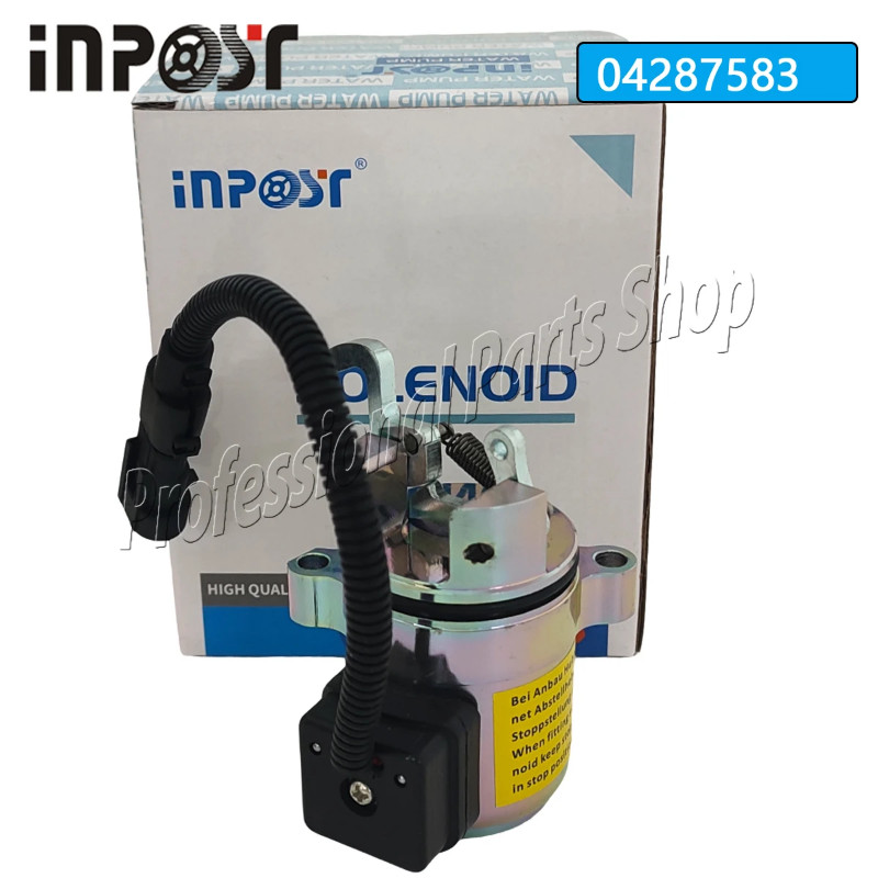 04287583 12V Fuel Shut Off Valve Device Solenoid For Deutz Engine F2L1011F F3L1011 F4L1011