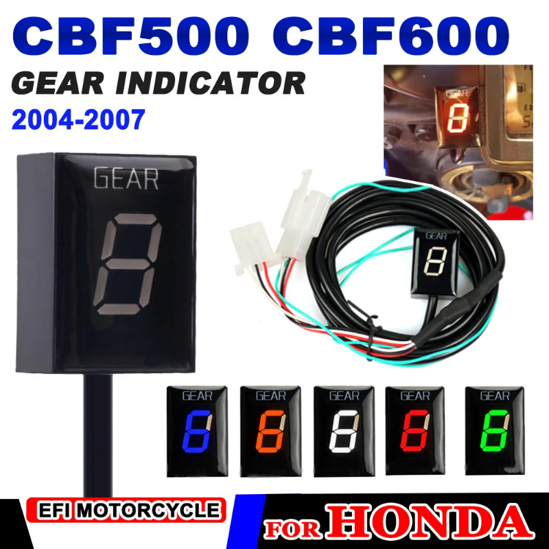 Motorcycle 1-6 Gear Indicator for HONDA CBF500 CBF 500 2004 2005 2006 CBF600 CBF 600 2004- 2007 Acc