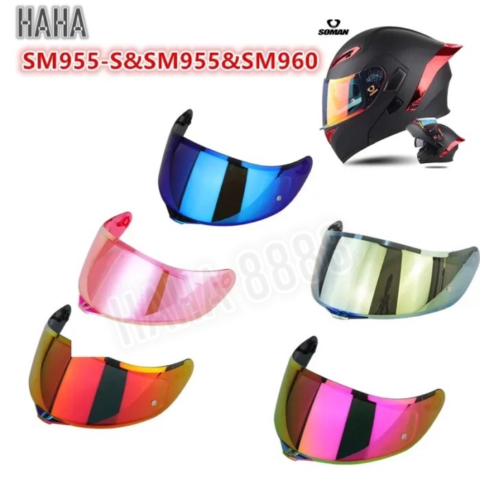 Helmet Visor for AGV K1&K5&K3SV Motorcycle Helmet Visor Shield for Soman SM955-S&SM955&SM960 Access