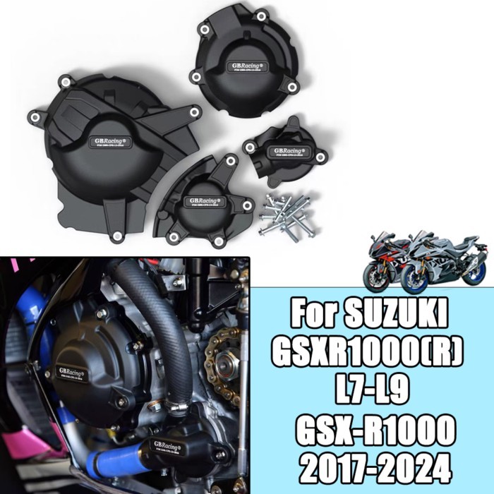 motorcycles For SUZUKI GSXR1000(R) L7-L9 GSX-R1000 2017-2024 K17 Engine Cover Protector Set