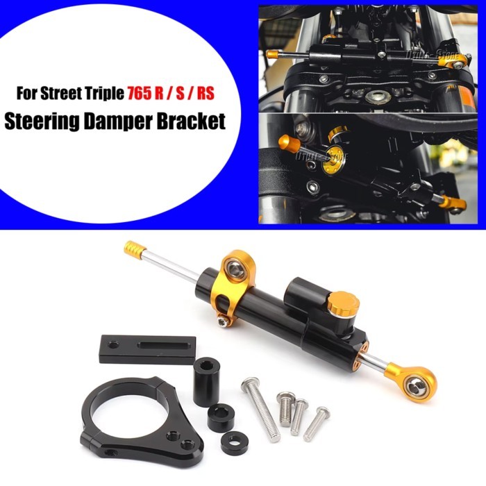 For Street Triple 765 S 765S STREET TRIPLE 765RS 765R Motorcycle CNC Stabilizer Damper Aluminum Ste