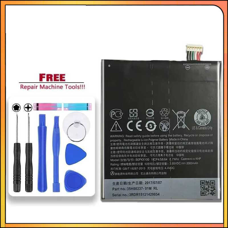 2800mAh Stable Mobile Phone Battery For Htc Desire 728 BOPJX100 Version High Performance