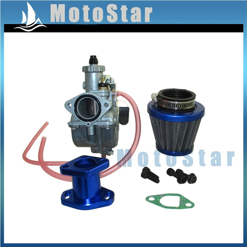 VM22 Carburetor Carb Mainfold Air Filter For Pit Dirt Bike ATV Go Kart Motorcycle Quad