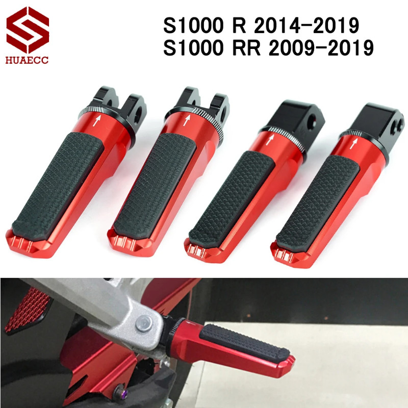 Motorcycle Footrests Foot pegs Rear Front for BMW S1000 RR S1000RR 2009-2019 S 1000 R S1000R 2014-2