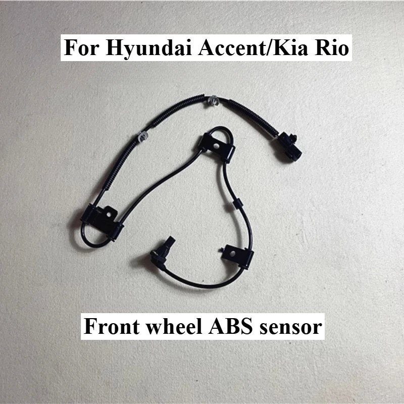 For Hyundai Accent Kia Rio Abs Sensor Front Wheel ABS Sensor Wheel Speed Sensing Line Auto Parts 1p