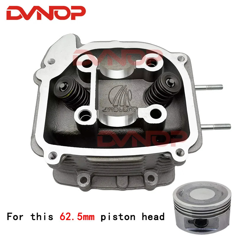 62.5mm Engine Parts Cylinder  Head  Kit for GY6 180cc 200cc 230cc  ATV175 ATV200  ATV Off-Road Vehi