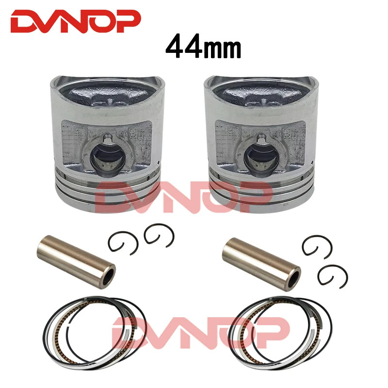 Motorcycle 44mm Piston 13mm Pin Ring  Set For CBT125 QJ125 CM125 CBT QJ CM 125 125cc Egine Spare Pa