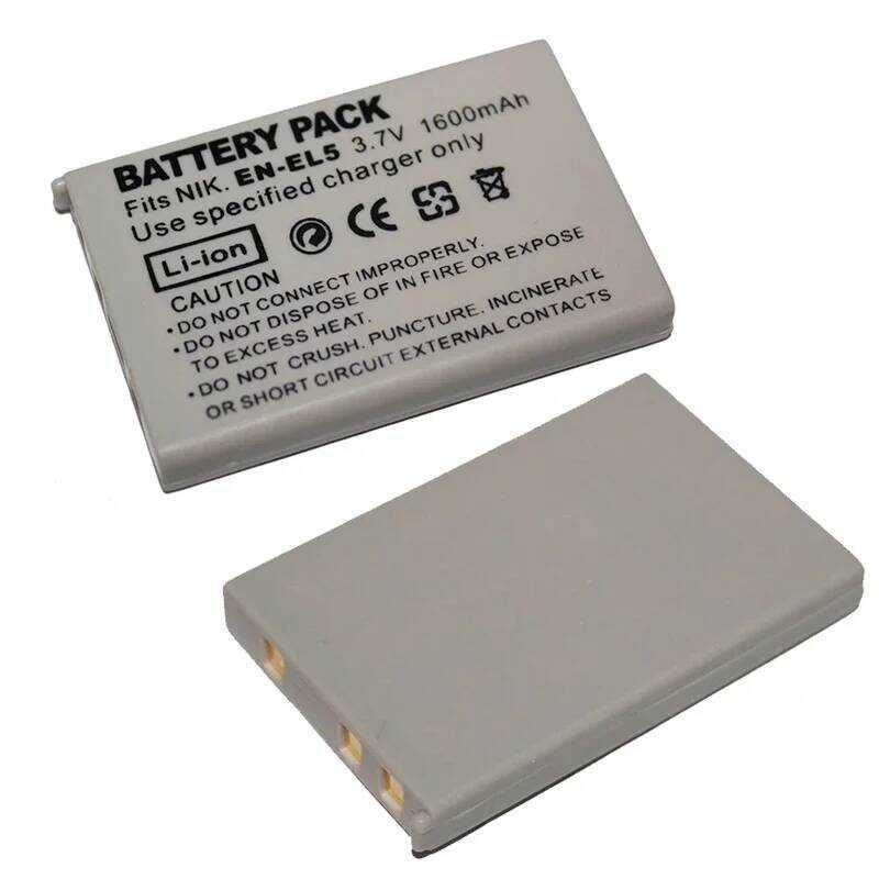 C 1Pcs 3.7V 1600Mah En-El5 Camera Battery For Nikon Coolpix P4 P80 P0 P100 P500 P510 P520 P530 P500