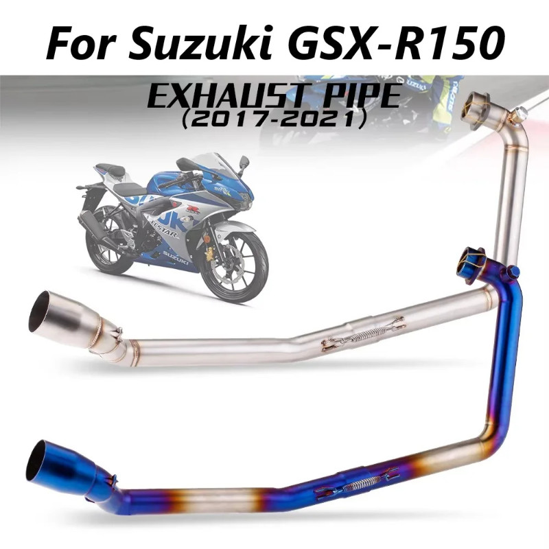 Motorcycle Exhaust System Middle Link Pipe For Suzuki GSX-R150 GSX-R125 GSX150R GSXR150 GSX125R 201