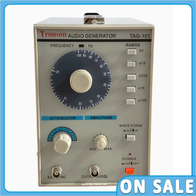 TAG101 10Hz-1MHz Audio Signal Generator High Frequency Low Frequency Signal Generator Sine Wave Squ