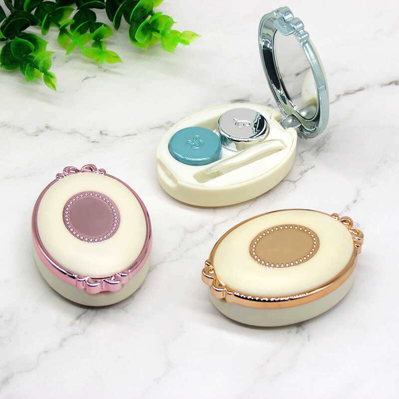 กล่องเก็บคอนแทคเลนส์แบบมินิ cute design สำหรับคนรักความสวยงาม ผลิตจากเทคนิคหัตถกรรมพิเศษ