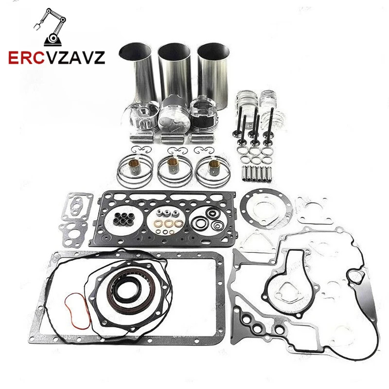 STD D902 Z602 Engine Piston Rebuild Kit For Kubota RTV900 900G 900G9 900R 900T 16224-02310 1J094-21