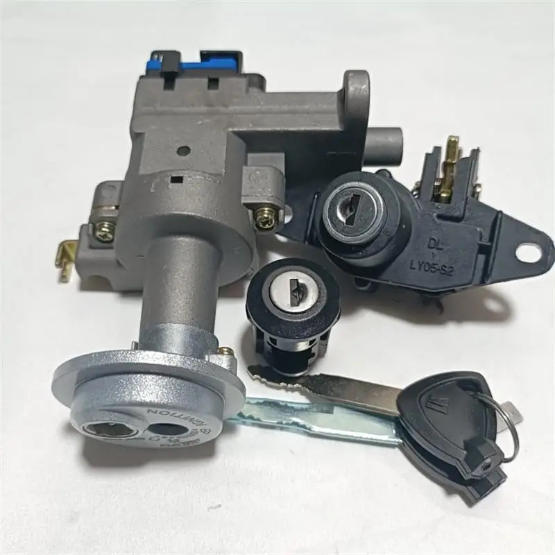 Original Motorcycle Scooter Ignition Switch Lock Seat Trunk Lock Set For Haojue VR 150 150cc VR150