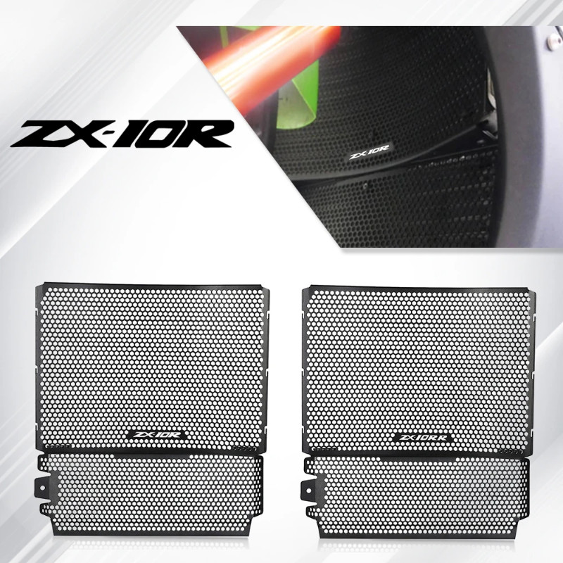 Motorcycle Accessories Radiator Grille Guard Cover Protector For Kawasaki ZX-10R ZX 10R ZX-10RR ZX1