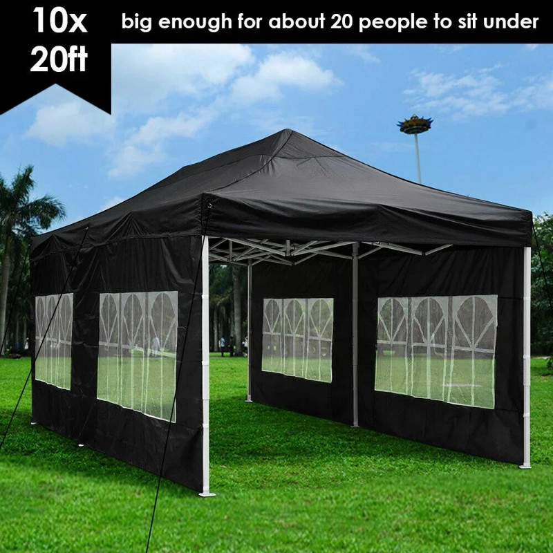 3x6 10x20 Outdoor Gazebo Commercial Advertising Folding Pop Up Canopy Commercial Trade Show Tent wi
